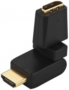 Monacor HDMA-300W HDMI™ swivel adapter