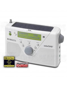 Roberts Radio SolarDAB 2 DAB+/DAB/FM white