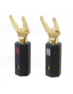RAMM AUDIO 50400-GT Spades Gold plated Red Copper Ø8mm (Pair)