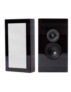 Wall speaker system DLS Flatbox Midi Satin Black