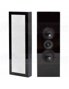 Wall speaker system DLS Flatbox XL Black