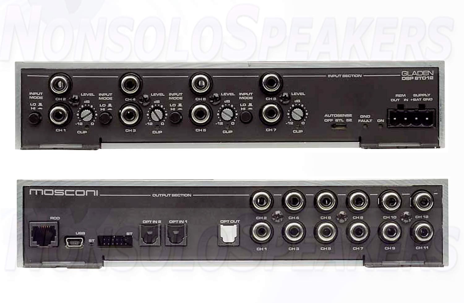 Mosconi DSP 8to12 Aerospace 12-channel digital signal processor